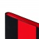 Ежедневник Bookmark, недатированный, черный с красным фото 3