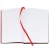 Ежедневник Bookmark, недатированный, черный с красным фото 4
