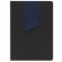 Ежедневник Bookmark, недатированный, черный с синим фото 7