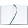 Ежедневник Bookmark, недатированный, черный с зеленым фото 4