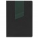 Ежедневник Bookmark, недатированный, черный с зеленым фото 8