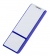 Флешка Blade, синяя с белым, 8 Гб фото 1