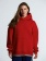 Худи Kulonga Oversize, красное фото 9