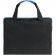 Конференц-сумка Unit Сontour, черная с синей отделкой фото 4