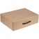 Коробка самосборная Light Case, крафт, с черной ручкой фото 4