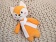 Мягкая игрушка Beastie Toys, лисенок с белым шарфом фото 8