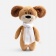 Мягкая игрушка Beastie Toys, собачка с белым шарфом фото 1