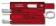 Набор инструментов SwissCard, полупрозрачный красный фото 2