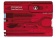 Набор инструментов SwissCard, полупрозрачный красный фото 3