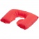 Надувная подушка под шею в чехле Sleep, красная фото 1