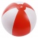 Надувной пляжный мяч Jumper, красный с белым фото 1