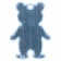 Пешеходный светоотражатель «Мишка», синий фото 1