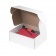 Подарочный набор в малой универсальной коробке, красный (спортбутылка, ежедневник, ручка) фото 1
