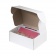 Подарочный набор в малой универсальной коробке, красный (спортбутылка, ежедневник, ручка) фото 6