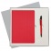 Подарочный набор Portobello/Rain  красный (Ежедневник недат А5, Ручка) беж. ложемент фото 1