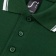 Рубашка поло мужская с контрастной отделкой Practice 270, зеленый/белый фото 9