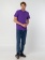 Рубашка поло мужская Summer 170, темно-фиолетовая фото 17