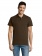 Рубашка поло мужская Summer 170, темно-коричневая (шоколад) фото 18