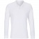Рубашка поло унисекс с длинным рукавом Planet LSL, белая фото 5
