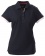 Рубашка поло женская Antreville, темно-синяя фото 1