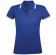 Рубашка поло женская Pasadena Women 200 с контрастной отделкой, ярко-синяя с белым фото 1