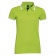 Рубашка поло женская Pasadena Women 200 с контрастной отделкой, зеленый лайм с белым фото 1