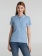 Рубашка поло женская Practice Women 270, голубая с белым фото 15