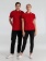 Рубашка поло женская Practice Women 270, красная с белым фото 12