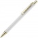 Ручка шариковая Lobby Soft Touch Gold, белая фото 4