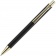 Ручка шариковая Lobby Soft Touch Gold, черная фото 2