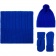 Шапка Knit Beat, синяя фото 5