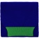 Шарф Snappy, синий с зеленым фото 1