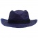 Шляпа Daydream, синяя с черной лентой фото 3
