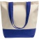 Сумка для покупок на молнии Shopaholic Zip, неокрашенная с синим фото 4