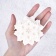 Свеча Snowflame 3, белая, 8 см фото 5