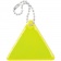 Светоотражатель Spare Care, треугольник, желтый неон фото 1