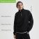 Толстовка на молнии унисекс FLOW, черная, размер XL/2XL фото 26