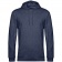 Толстовка с капюшоном унисекс Hoodie, синий меланж фото 3