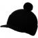 Вязаная шапка с козырьком Peaky, черная фото 1