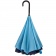 Зонт наоборот Style, трость, сине-голубой фото 1