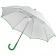 Зонт-трость Unit White, белый с зеленым фото 1