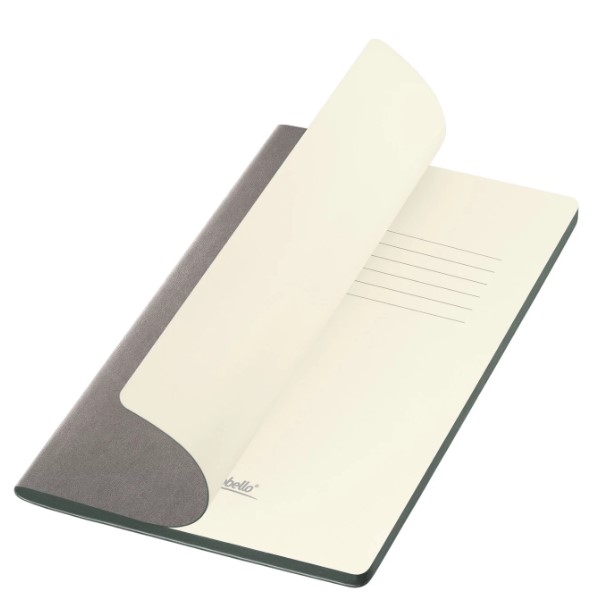 Блокнот Portobello Notebook Trend, Latte new slim, серый/зеленый