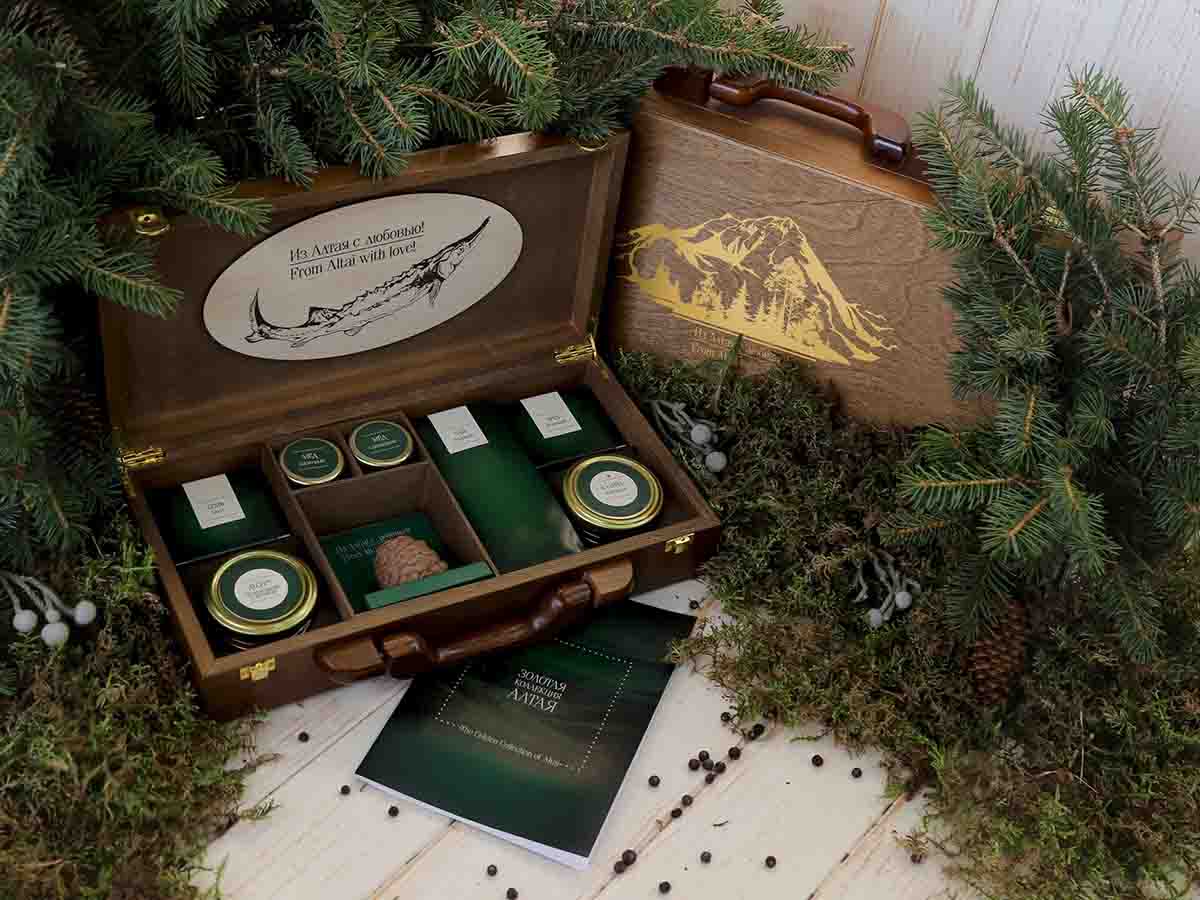 Подарочный набор "Золотая коллекция Алтая" мини
