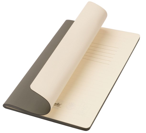 Блокнот Portobello Notebook Trend, Alpha slim, серый