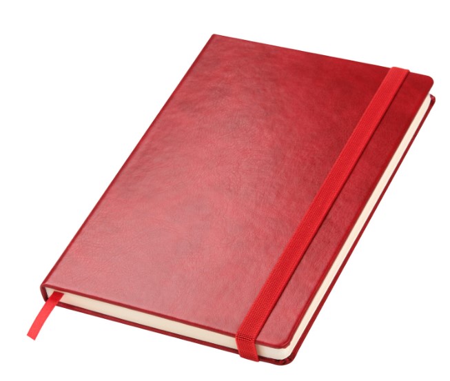 Ежедневник недатированный Vegas Btobook, красный (без упаковки, без стикера)