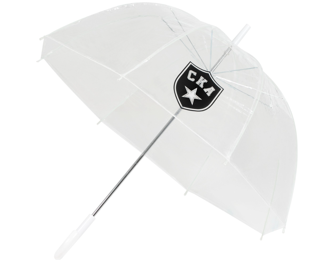 Прозрачный зонт-трость «СКА»