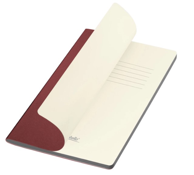 Блокнот Portobello Notebook Trend, Moon river slim, бургунди