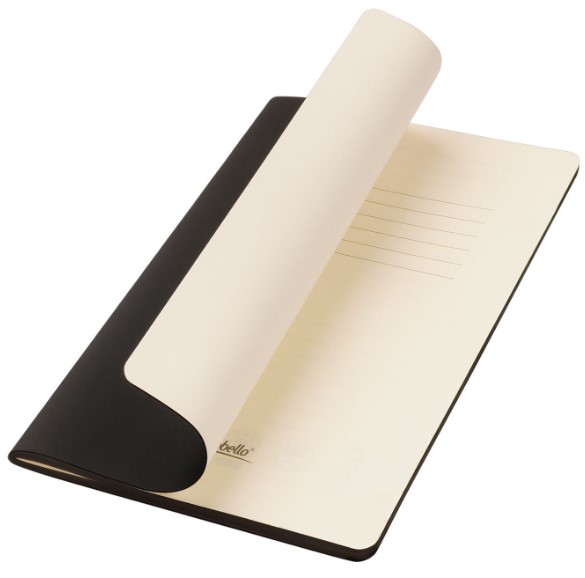 Блокнот Portobello Notebook Trend, Alpha slim, черный