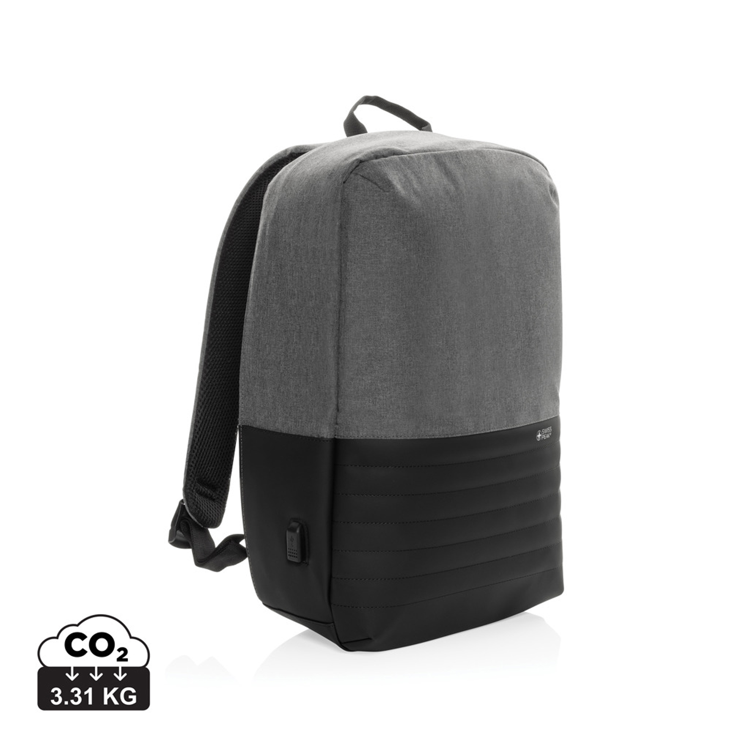 Антикражный рюкзак для ноутбука Swiss Peak с RFID-защитой из rPET AWARE™, 15,6’’