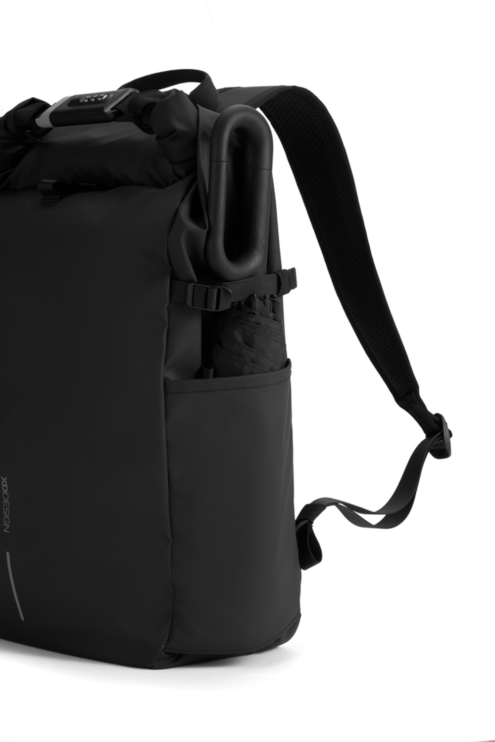 Антикражный рюкзак Urban Roll-top, черный